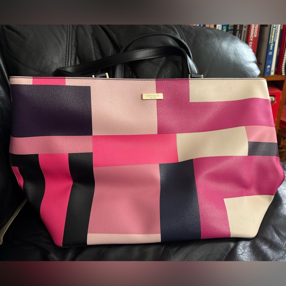 Kate Spade Multicolor Geometric Tote - new